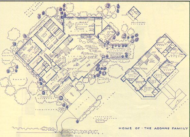 Addams Family House Floor Plan
